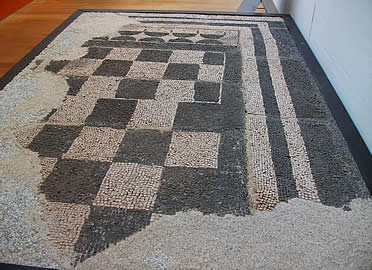 Mosaico procedente de la Villa Romana de Benicat&oacute; (Museo de Castell&oacute;n)