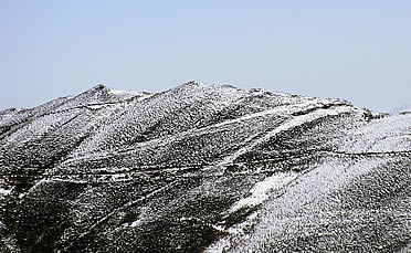 Espectacular emplazamiento del  campamento de La Carisa