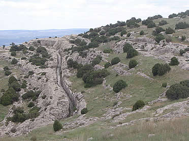 Restos del Castellar de Meca