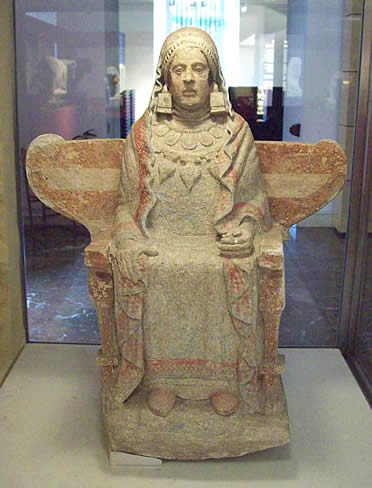 Dama de Baza, en el Museo Arqueol&oacute;gico Nacional