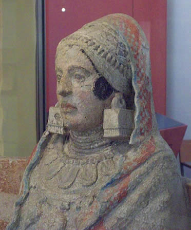 Dama de Baza. Detalle