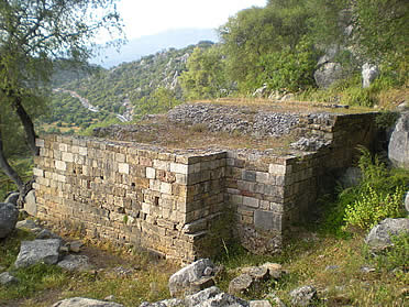 Mausoleo de la ciudad romana de Ocuri