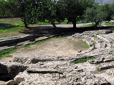 Restos del teatro de Pollentia