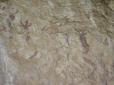 Pinturas rupestres del Barranc de Benial&iacute;, Alicante
